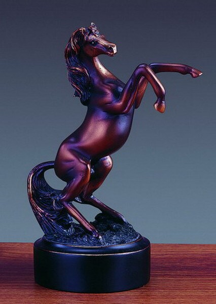 Rearing Horse Stallion Statue Wildlife Artwork Decorative